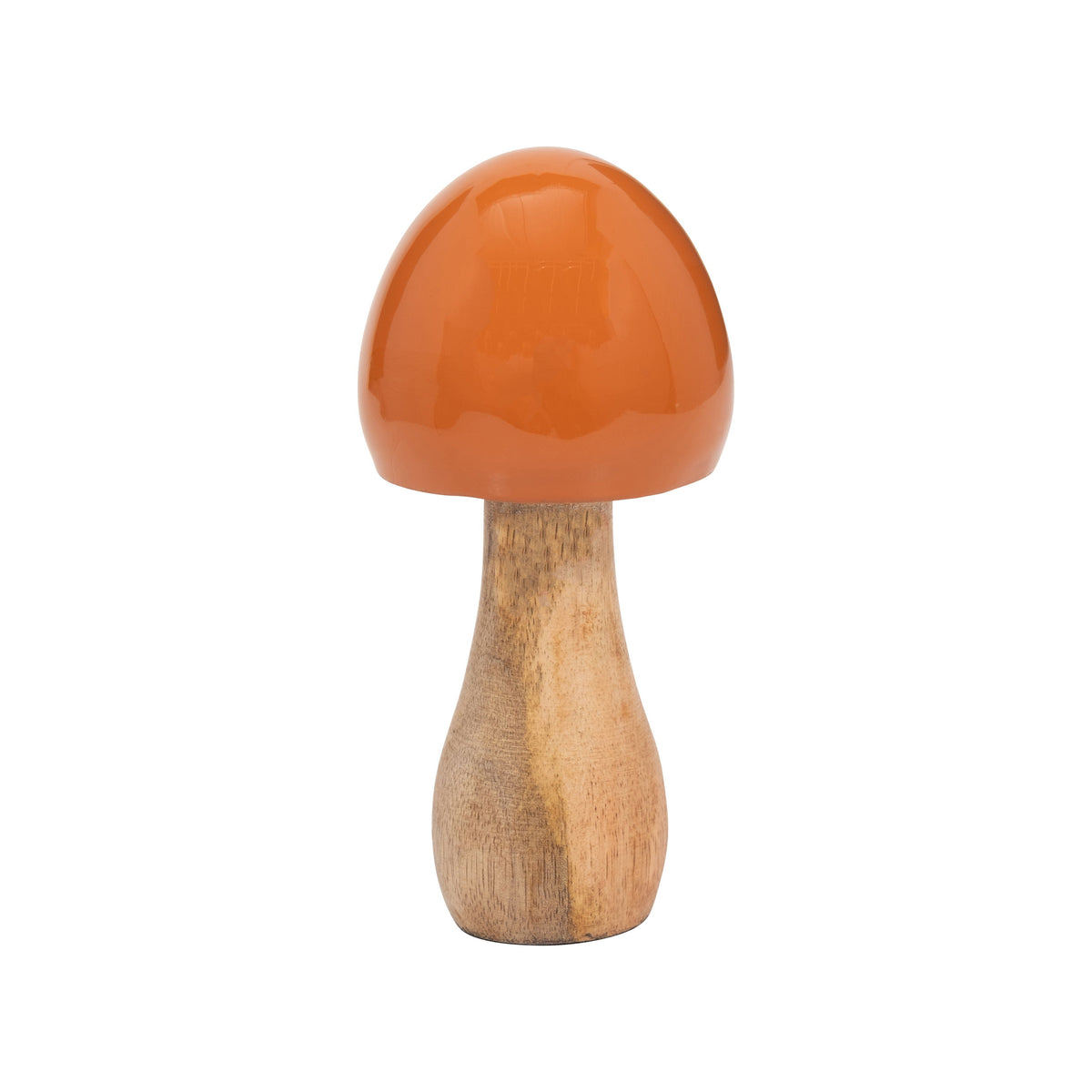 6" Coned Mushroom - Burnt Orange