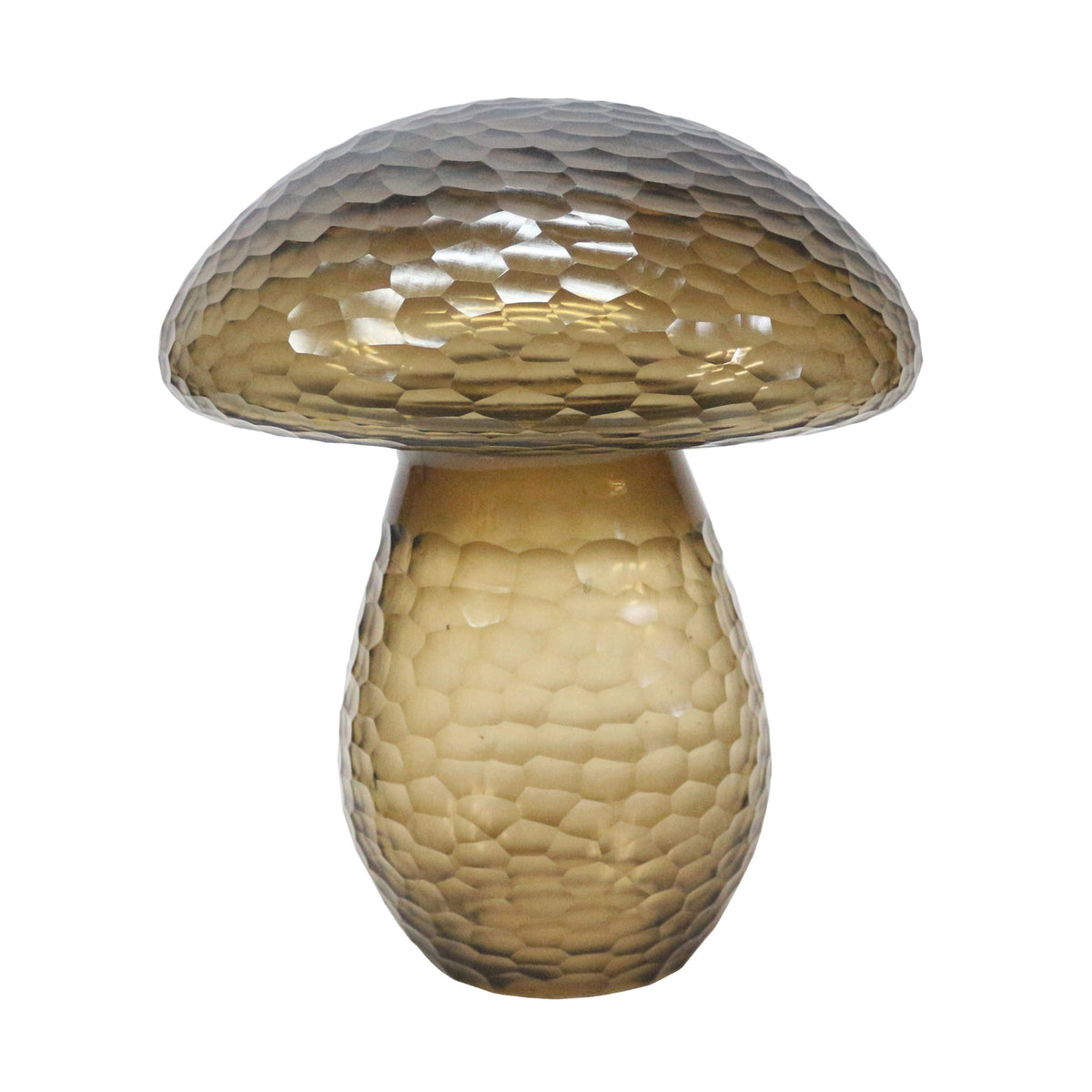Limoge Large Glass Mushroom 14" - Gray