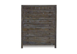 8TR984A Townsend Solid Wood Five Drawer Chest In Gunmetal (2024)