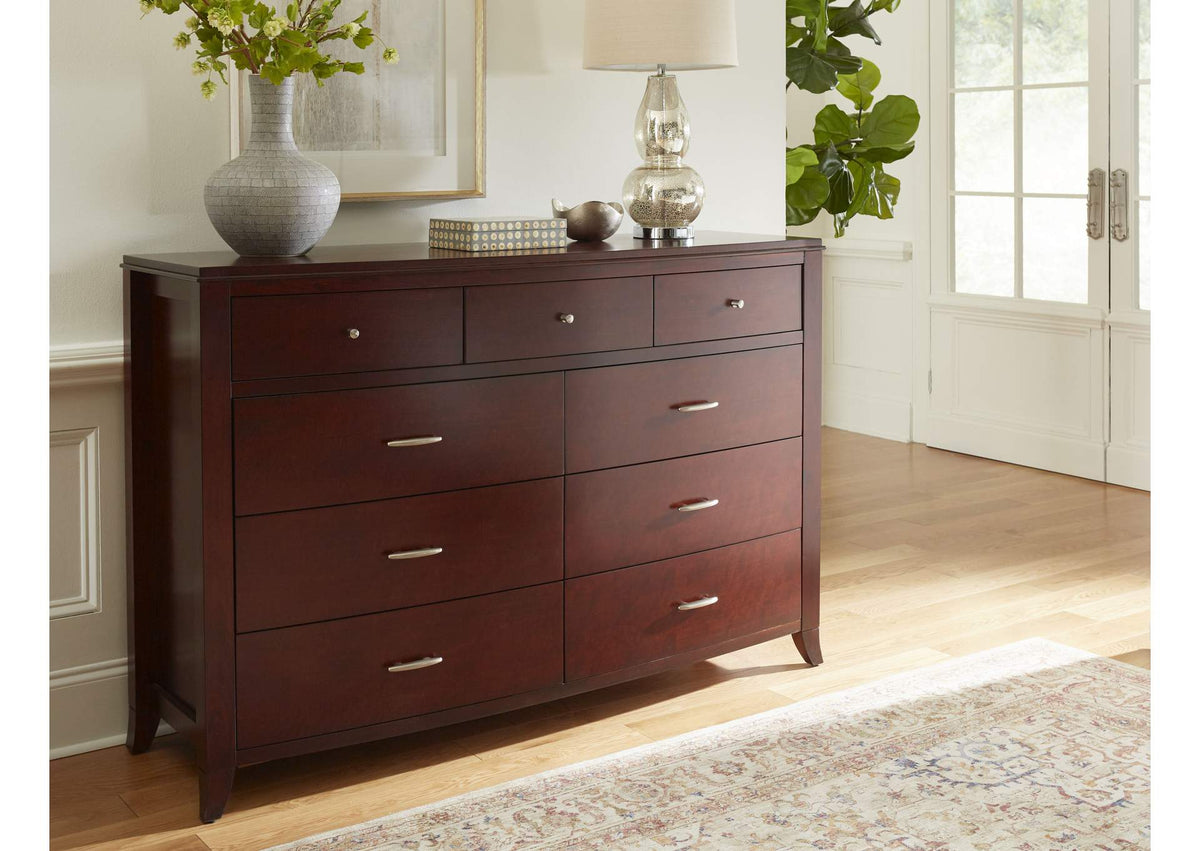 BR1582A Brighton Nine Drawer Dresser In Cinnamon (2024)