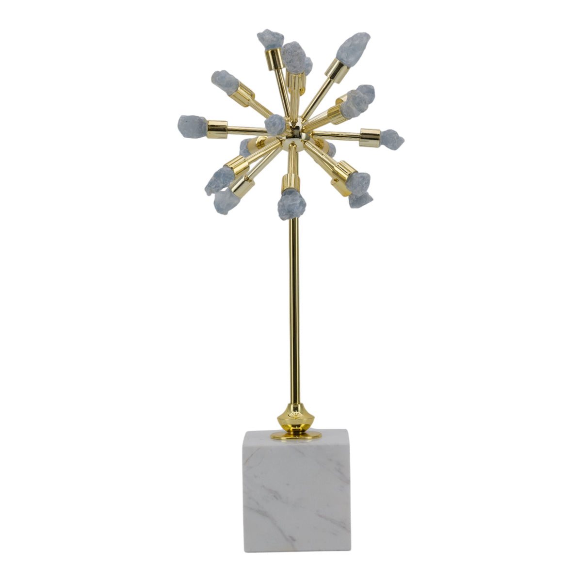 Serene Small Starburst Statuary - Blue / Gold