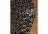 3F4166 Meadow Wicker Dining Chair In Brick Brown
