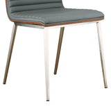 Café - Brushed Stainless Steel Dining Chair (Set of 6)