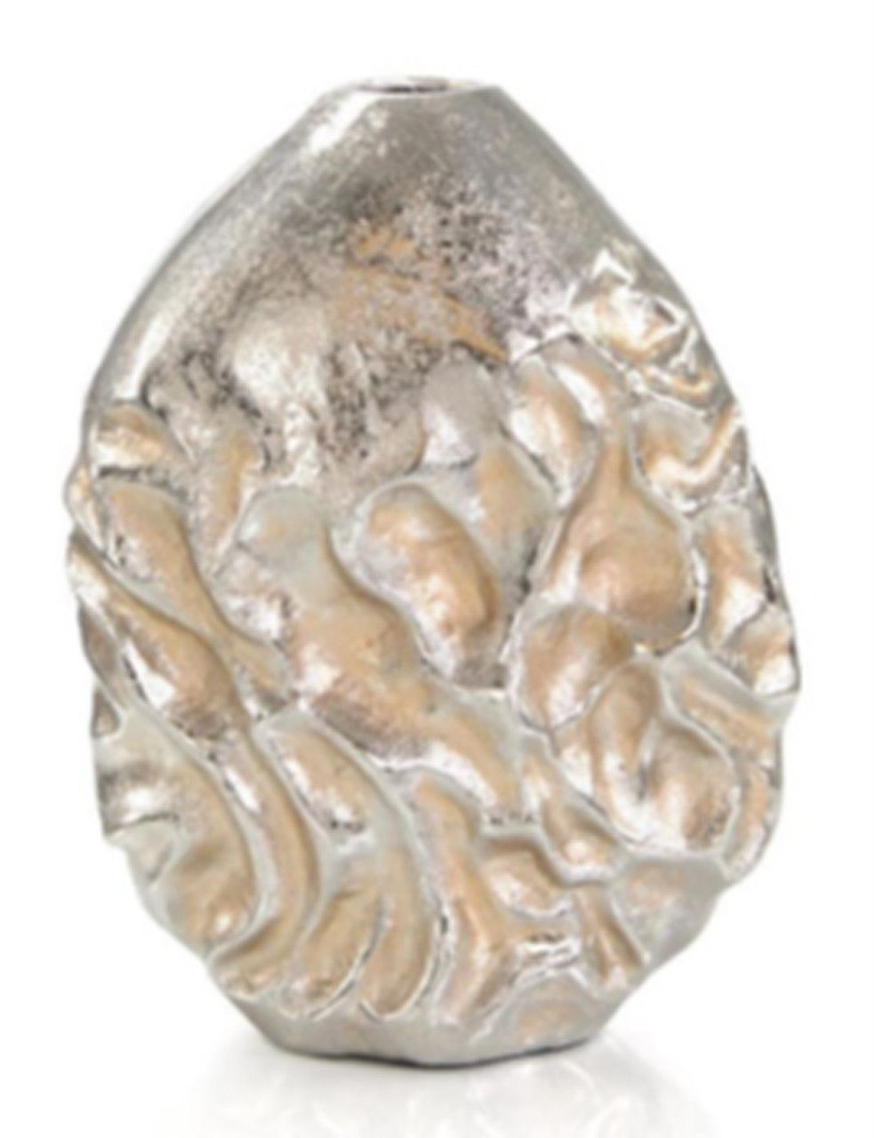 15" Cartwright Hammered Vase - Gold