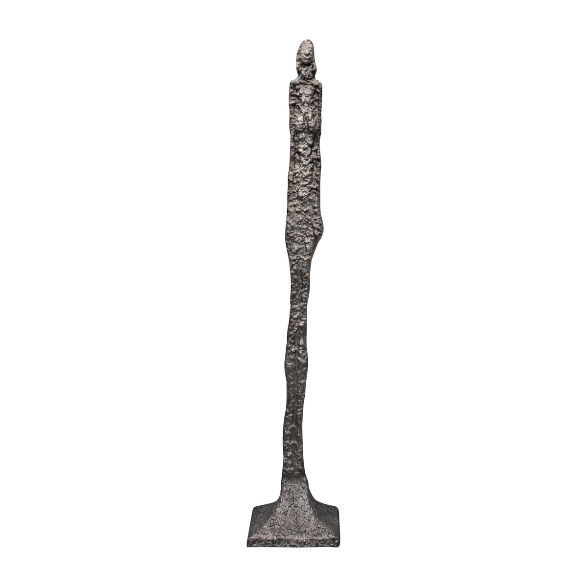 Metal 69" Tribal Floor Sculpture - Bronze