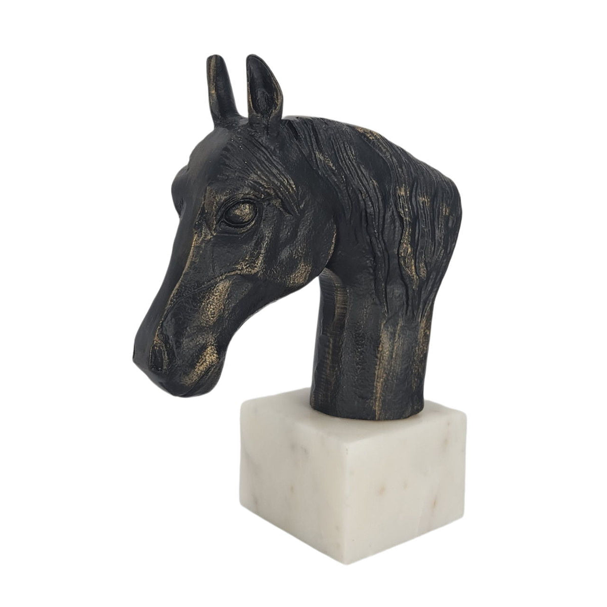 9" Rozzi Horse Statuary - Black