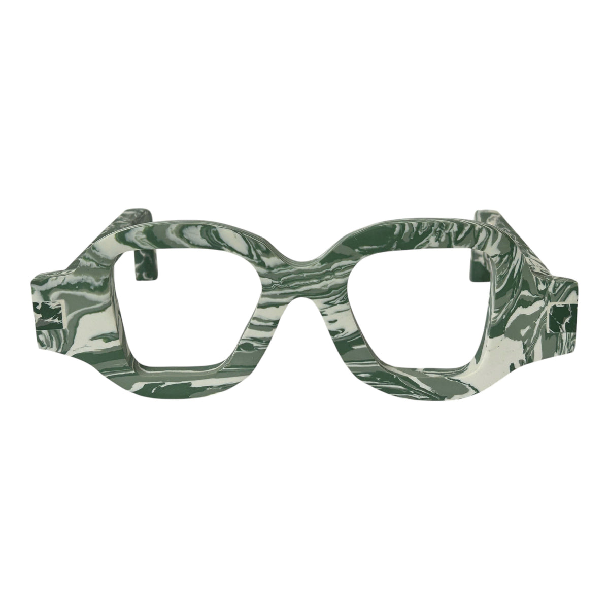 Olivia Engineered Stone Decor Glasses - Green