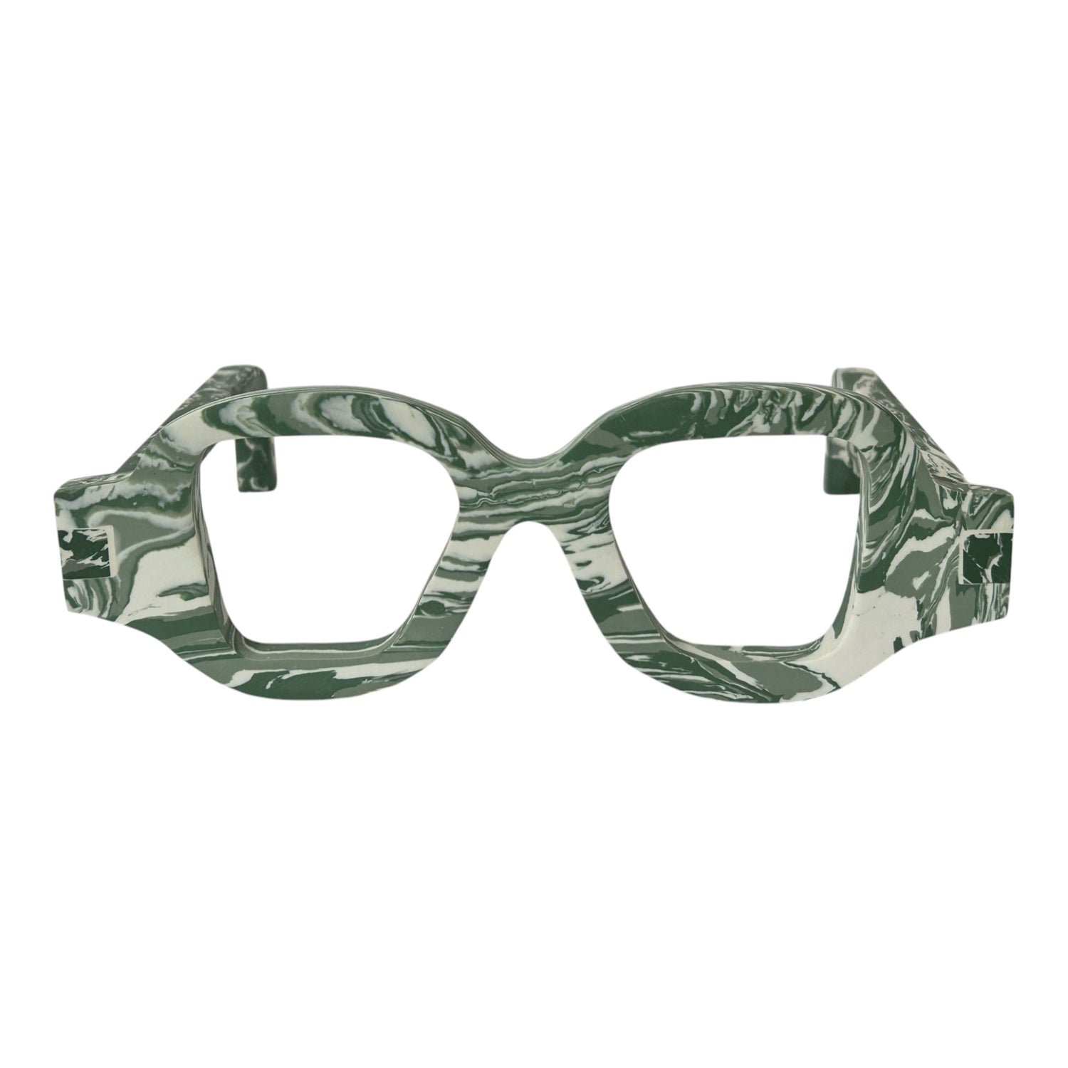 Olivia Engineered Stone Decor Glasses - Green