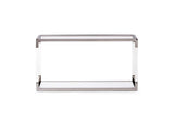 8YW423 Jasper Console Table In Acrylic - White Glass - Pss