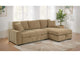 500348 Pastrana Upholstered Sleeper Sectional Sofa RAF Chaise Camel