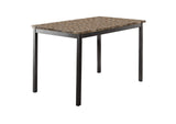 5038-48 Flannery Dining Table, Faux Marble Top