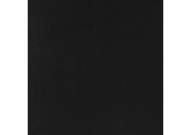 504665 Scotland Faux Leather Upholstered Track Arm Loveseat Black
