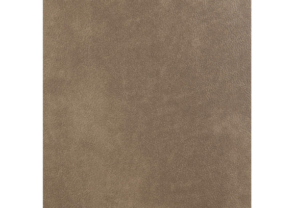 504667 Scotland Faux Leather Upholstered Track Arm Sofa Brown