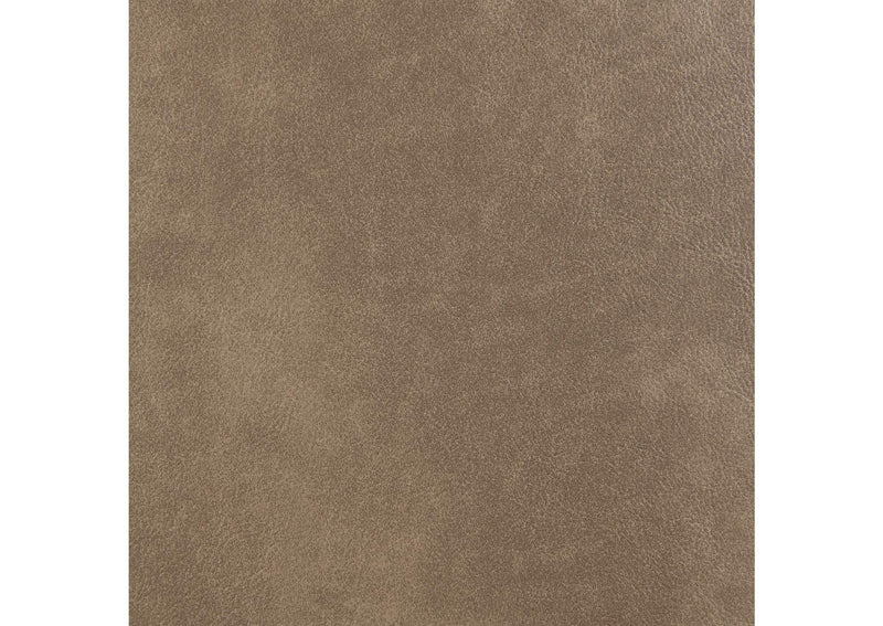 504669 Scotland Faux Leather Upholstered Track Arm Chair Brown