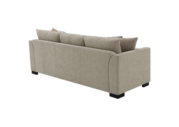 504778 Storey Upholstered Sleeper Sectional Chaise Sofa Camel