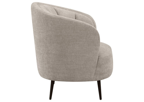 504837-S3 Ellorie 3-piece Upholstered Curved Sofa Set Beige