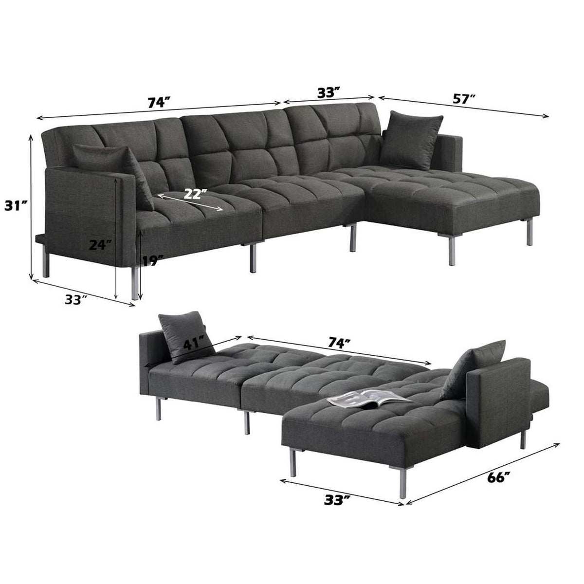 50485 Duzzy Sectional Sofa