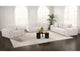 504955-S3 Burnett 3-piece Chenille Upholstered Sofa Set Ivory