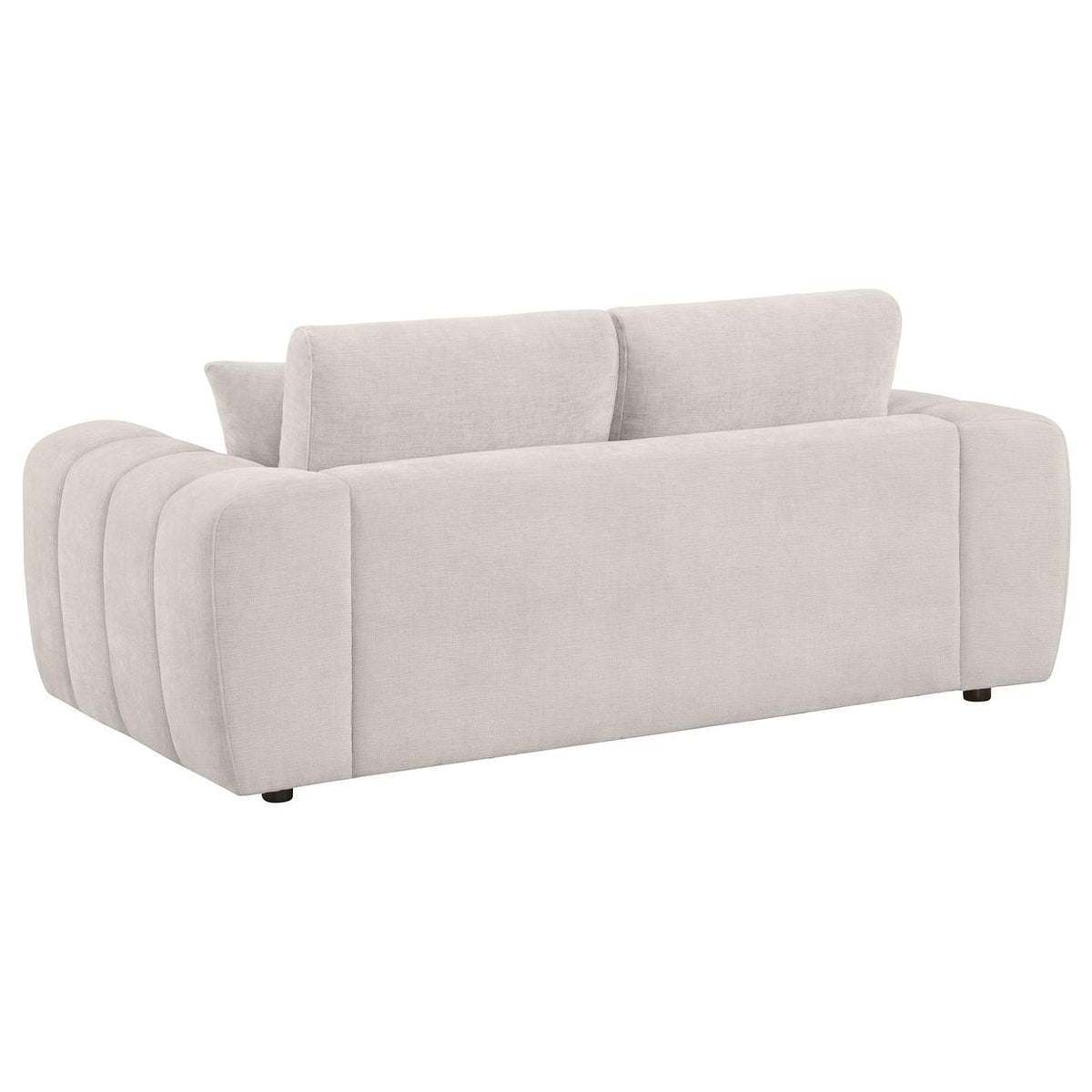 504955-S4 Burnett 4-piece Chenille Upholstered Sofa Set Ivory