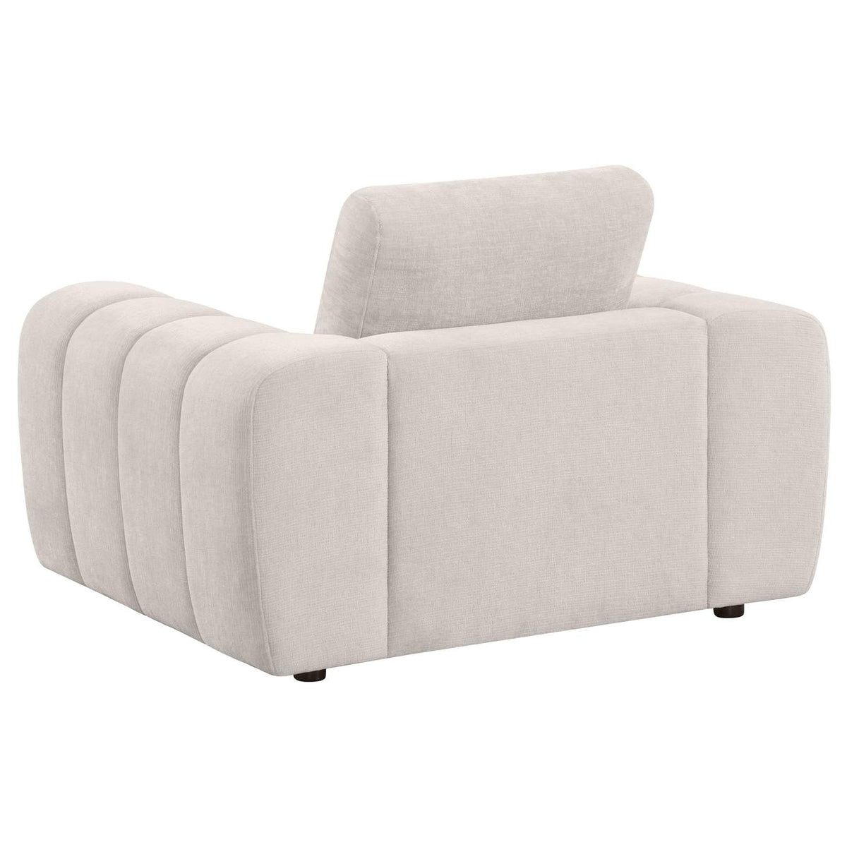 504955-S4 Burnett 4-piece Chenille Upholstered Sofa Set Ivory