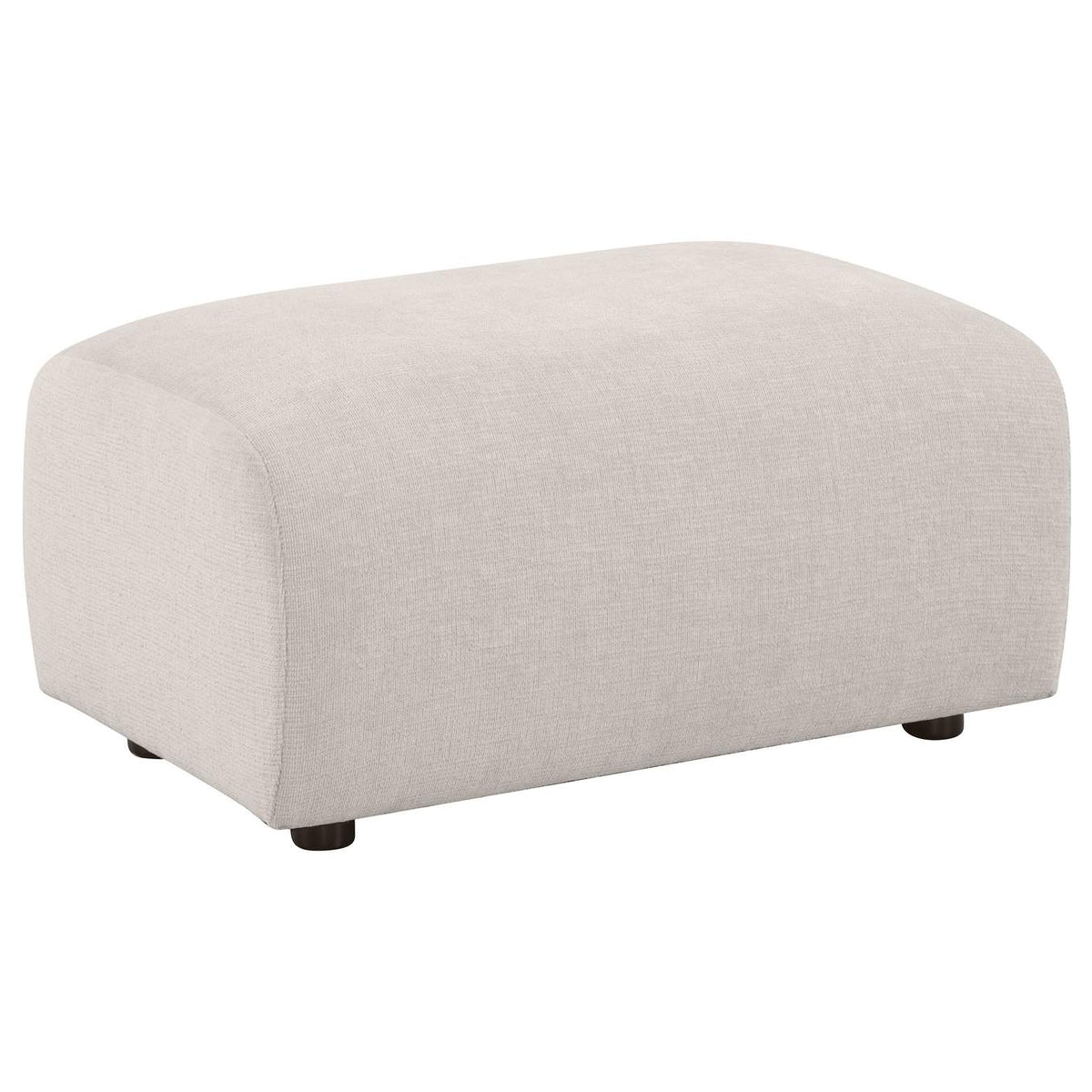 504955-S4 Burnett 4-piece Chenille Upholstered Sofa Set Ivory