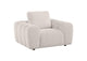 504957 Burnett Chenille Upholstered Accent Chair Ivory
