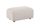 504958 Burnett Chenille Upholstered Ottoman Ivory
