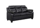 506551 Finley Upholstered Padded Arm Tufted Sofa Black