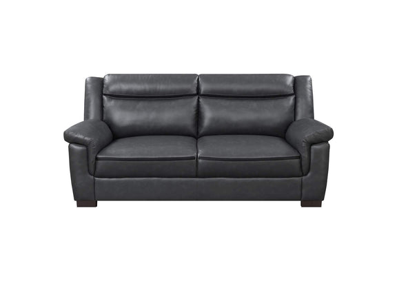 506591 Arabella Upholstered Padded Arm Sofa Grey