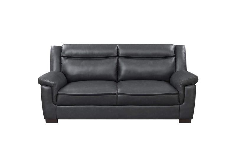 506591 Arabella Upholstered Padded Arm Sofa Grey