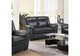 506592 Arabella Upholstered Padded Arm Loveseat Grey
