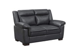 506592 Arabella Upholstered Padded Arm Loveseat Grey