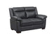 506592 Arabella Upholstered Padded Arm Loveseat Grey