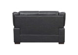 506592 Arabella Upholstered Padded Arm Loveseat Grey
