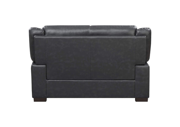 506592 Arabella Upholstered Padded Arm Loveseat Grey
