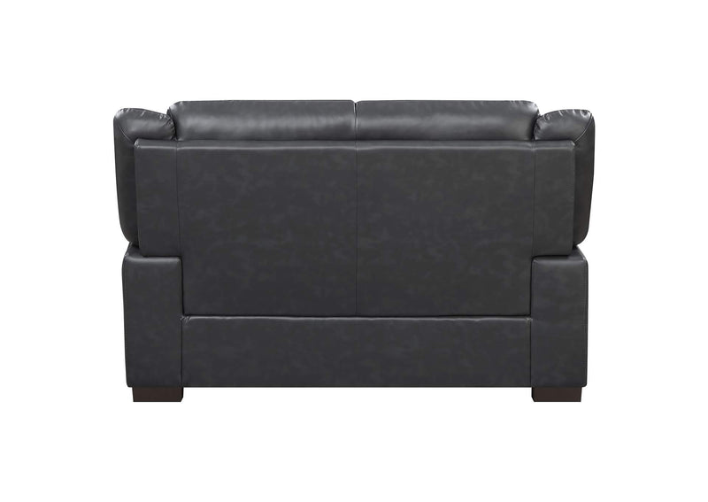 506592 Arabella Upholstered Padded Arm Loveseat Grey