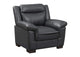 506593 Arabella Upholstered Padded Arm Accent Chair Grey