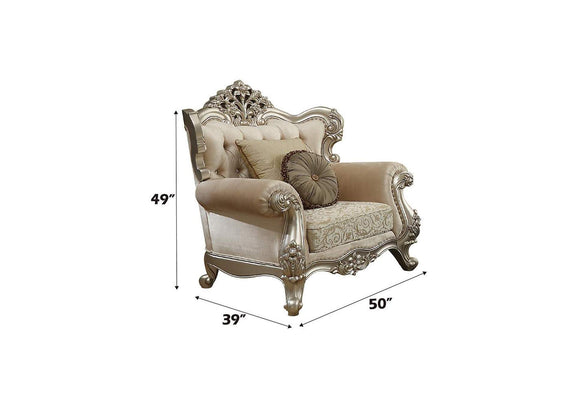 50662 Bently Chair with 2 Pillows - Same Lv01581