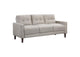 506785 Bowen Upholstered Track Arm Tufted Sofa Beige