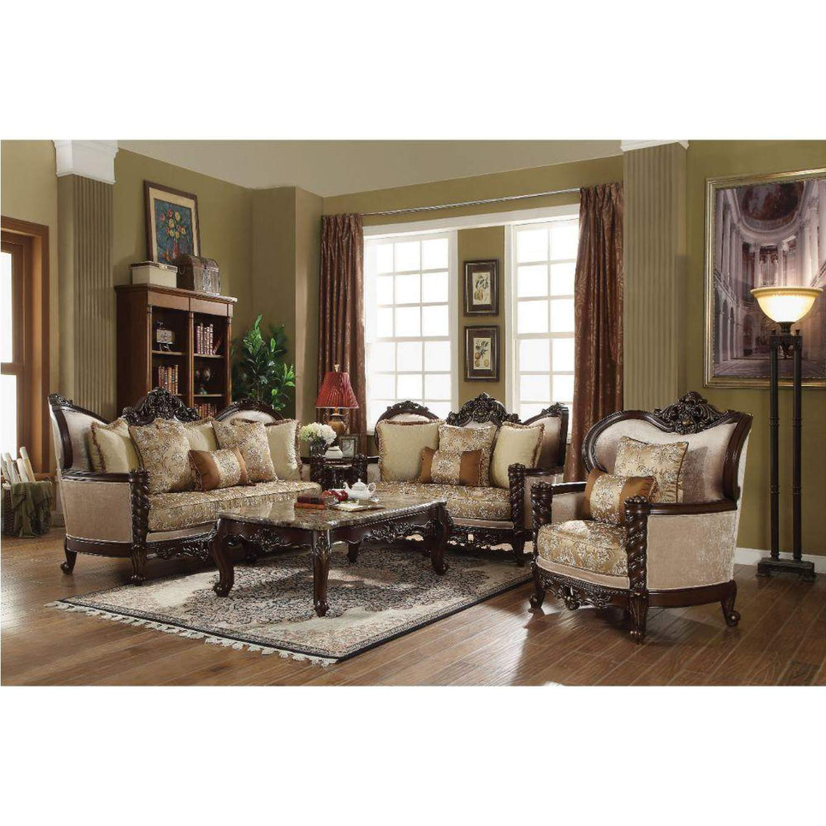 50685 Devayne Sofa with 6 Pillows - Same Lv01582