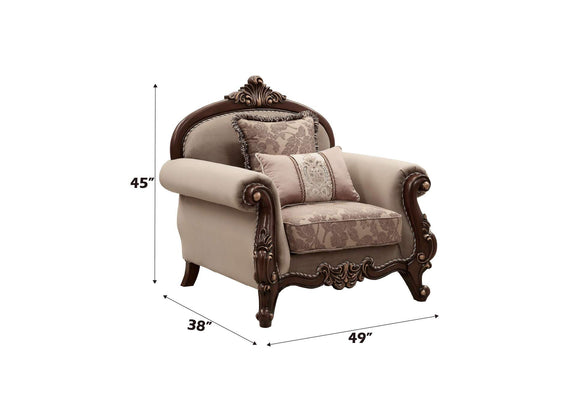 50692 Mehadi Chair with 2 Pillows