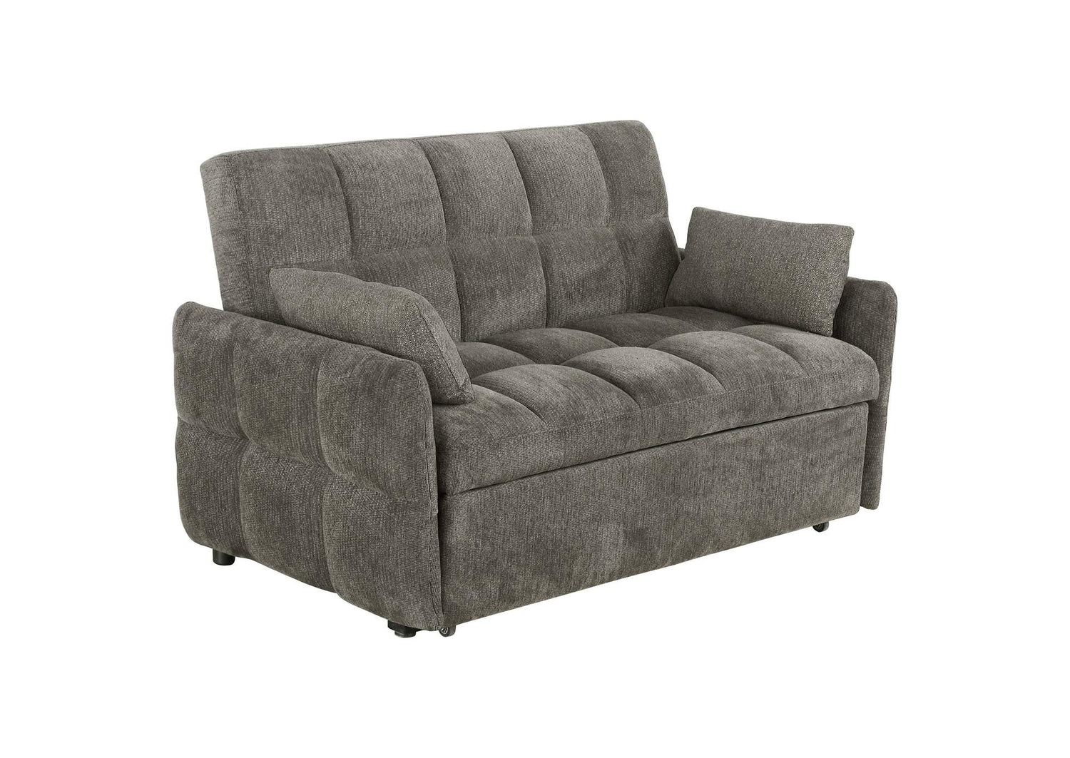 Cotswold Upholstered Convertible Sleeper Sofa Bed Dark Grey