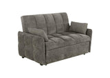 Cotswold Upholstered Convertible Sleeper Sofa Bed Dark Grey