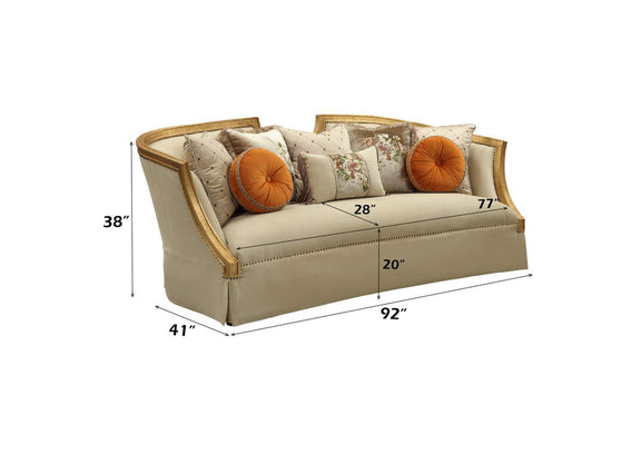 50835 Daesha Sofa with 8 Pillows