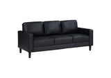 508361 Ruth Upholstered Track Arm Sofa Black