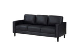508361 Ruth Upholstered Track Arm Sofa Black