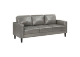 508365 Ruth Upholstered Track Arm Sofa Grey