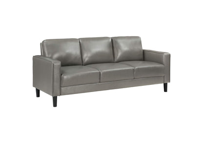 508365 Ruth Upholstered Track Arm Sofa Grey
