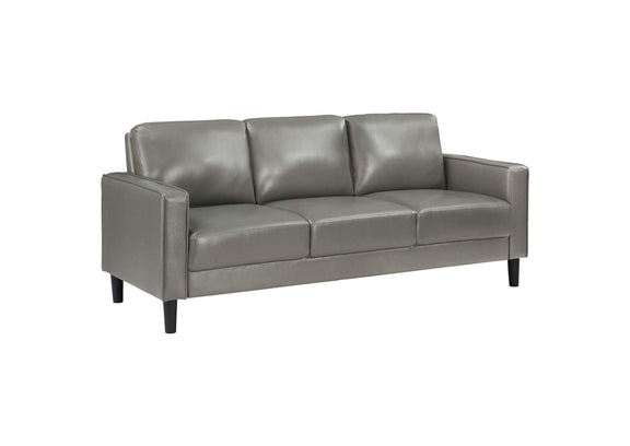 508365 Ruth Upholstered Track Arm Sofa Grey