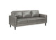 508365 Ruth Upholstered Track Arm Sofa Grey